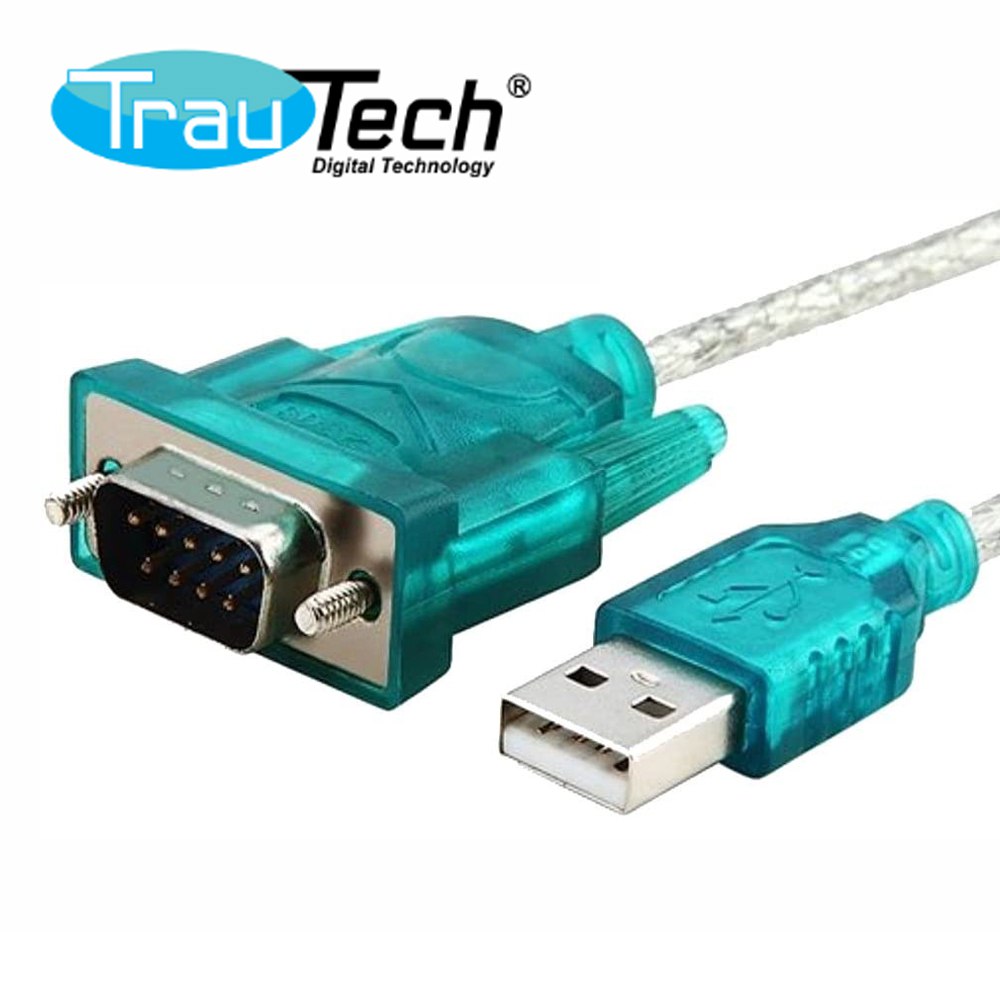 Cable Adaptador USB a Serial RS232 DB9 TRAUTECH 80cm S1857
