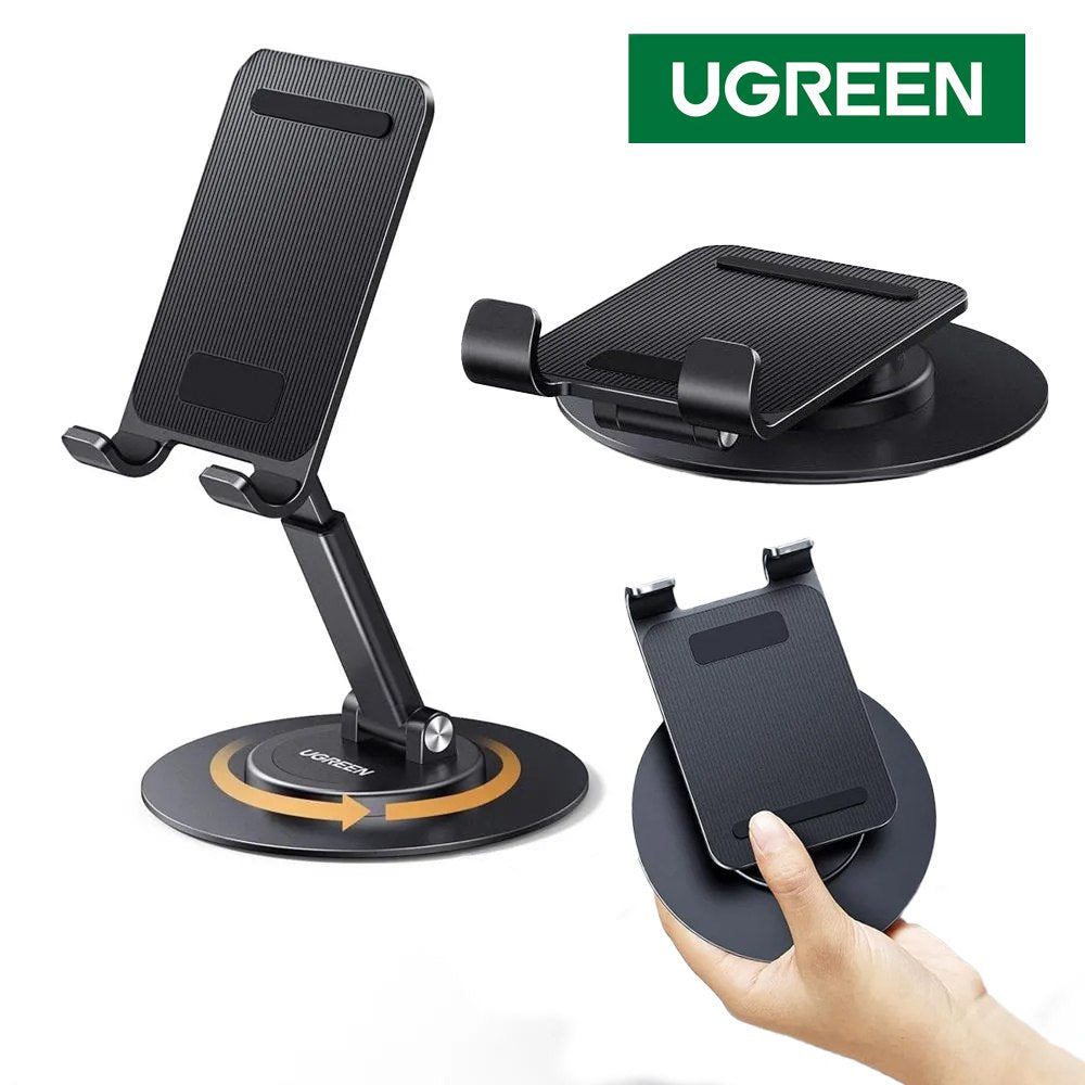 Soporte de Mesa para Celular Tablet UGREEN Aluminio 360 Grados S1859