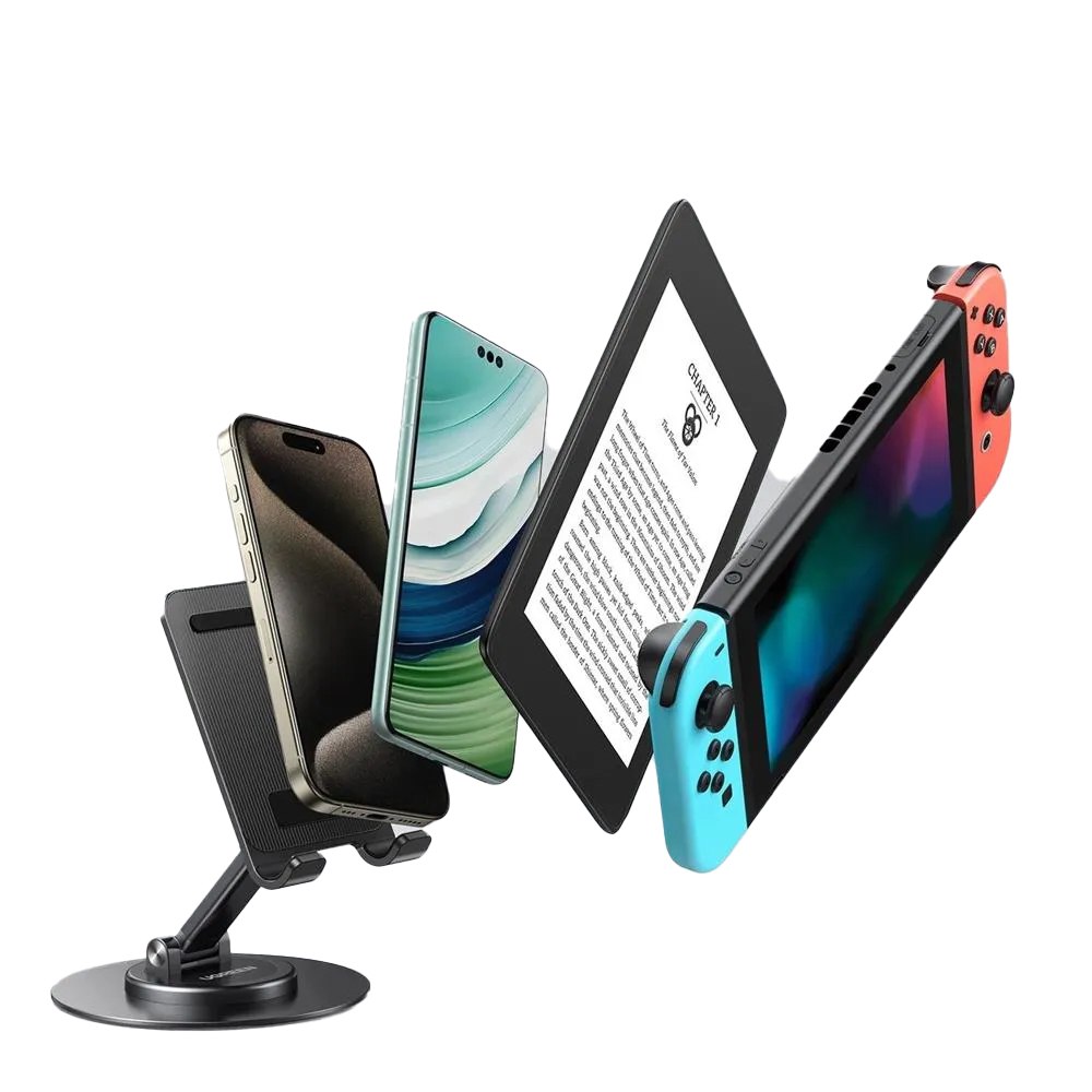 Soporte de Mesa para Celular Tablet UGREEN Aluminio 360 Grados S1859