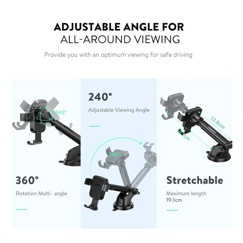 Holder para Celular Smartphone Brazo Extendible UGREEN para Auto S1873