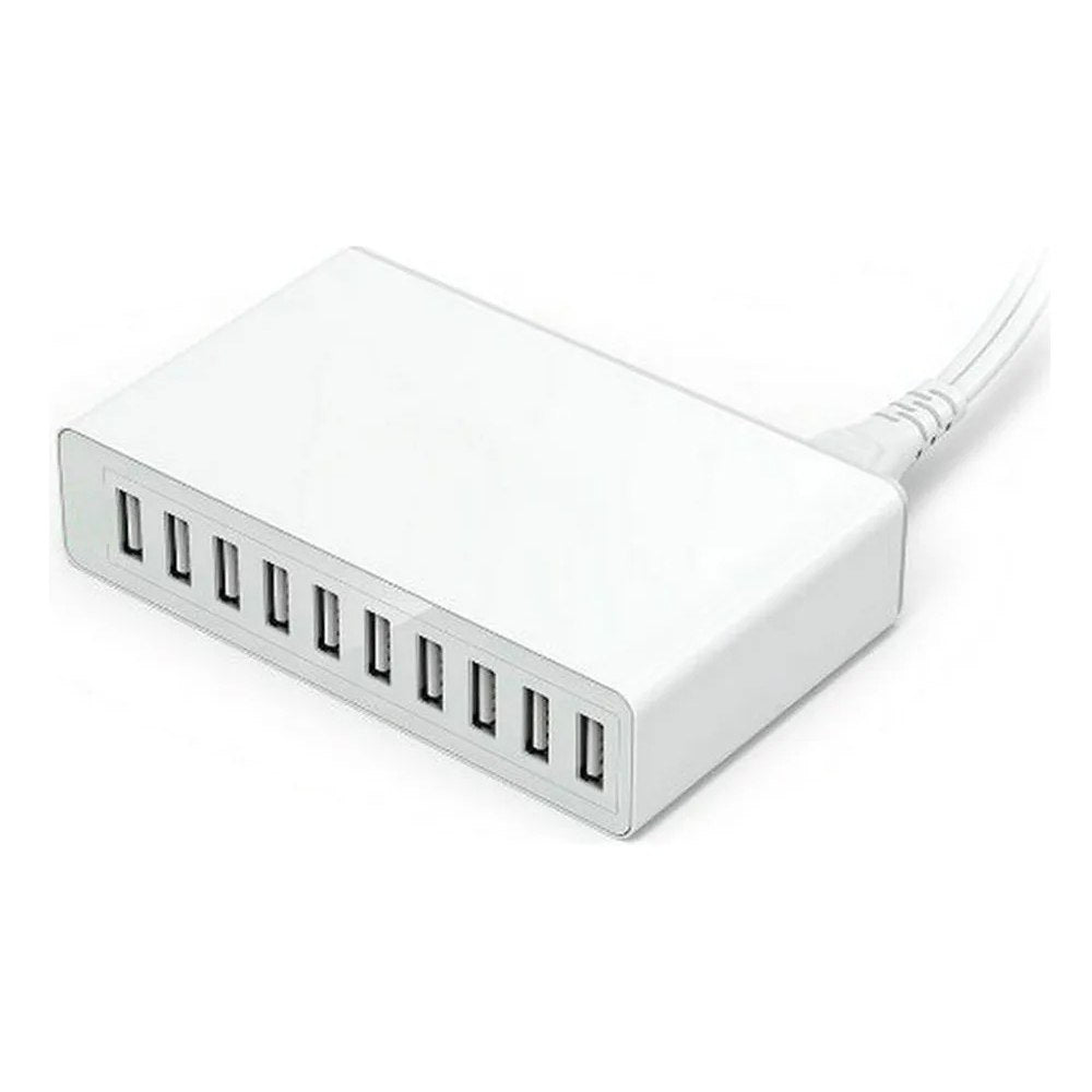 Cargador 10 Puertos Usb 60w Carga Rápida Xbx09l Usb 2.4A S1884