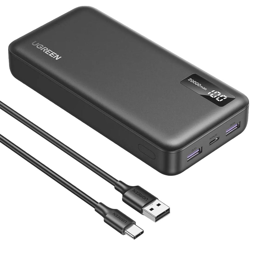 Power Bank Ugreen 20.000mah Usb 22.5w Tipo C 20w pd Carga Rapida S1886