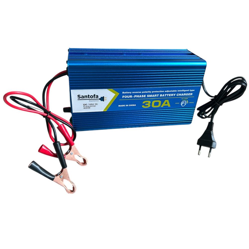 Cargador de Baterías Santofa Dx-bc1230 30 Amperios Azul S1888