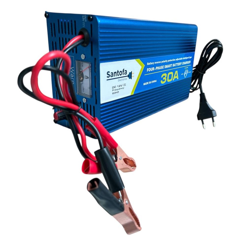Cargador de Baterías Santofa Dx-bc1230 30 Amperios Azul S1888