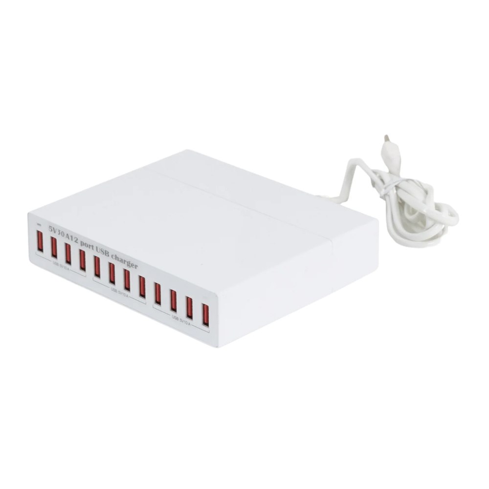 Cargador 12 Puertos Usb 150w Carga Rápida Xlx-x6 Usb 30A S1889