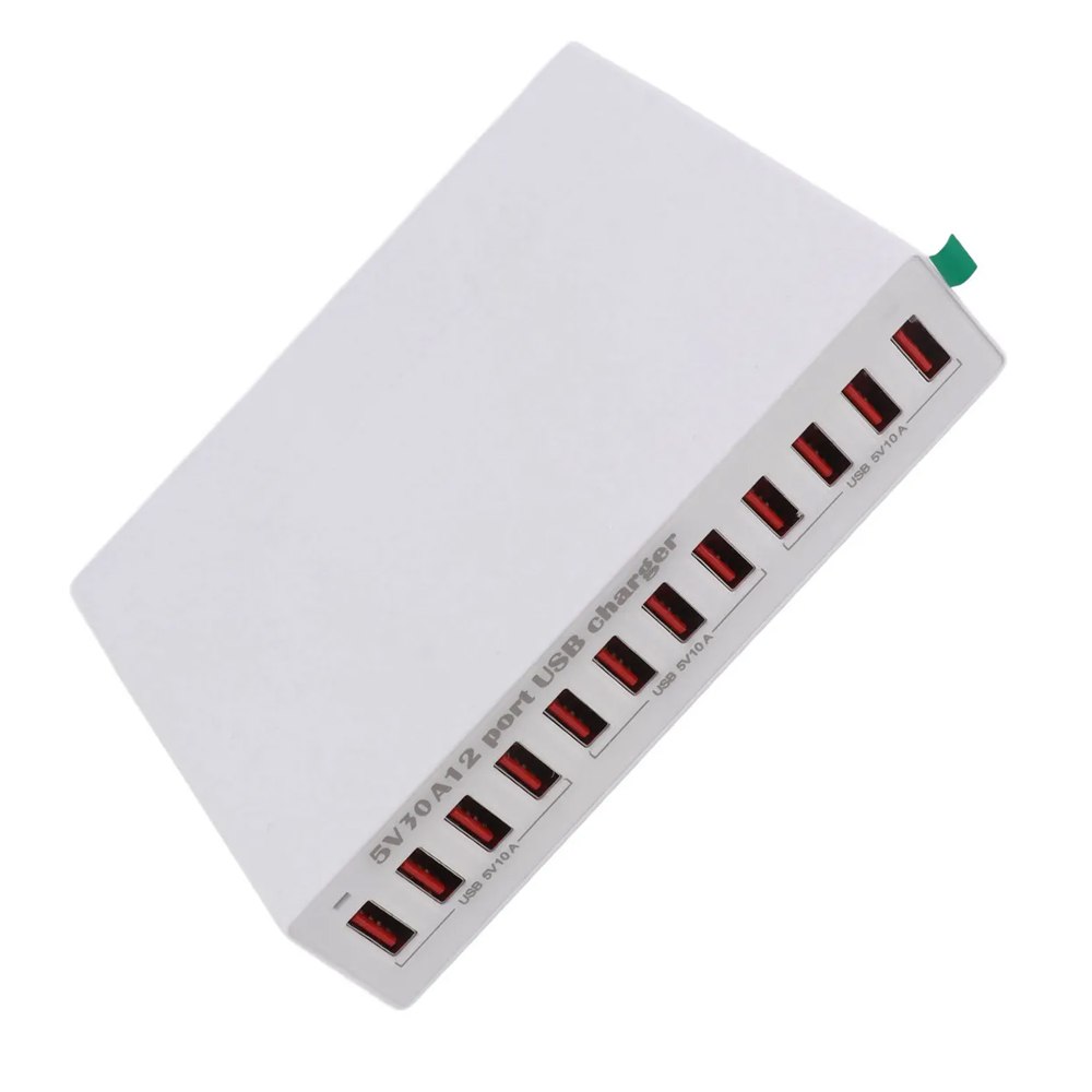 Cargador 12 Puertos Usb 150w Carga Rápida Xlx-x6 Usb 30A S1889