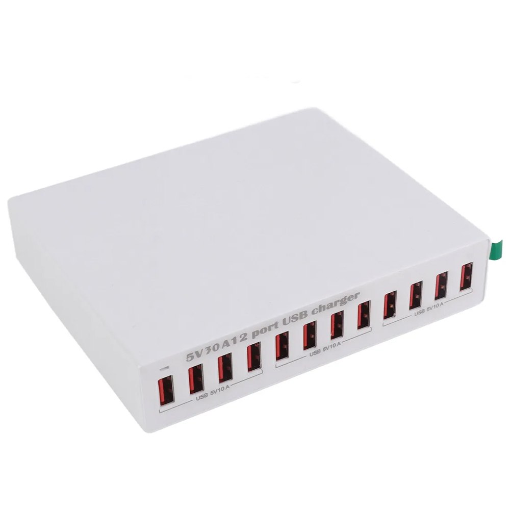 Cargador 12 Puertos Usb 150w Carga Rápida Xlx-x6 Usb 30A S1889
