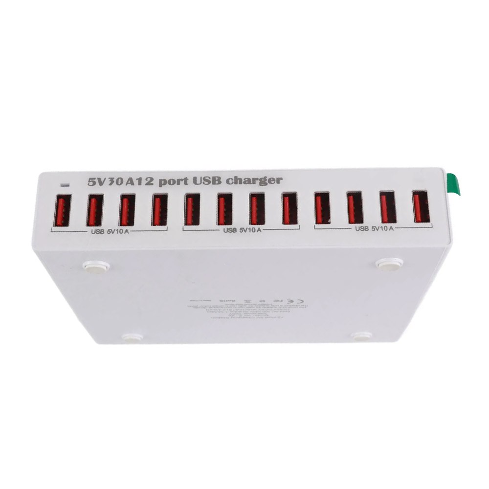 Cargador 12 Puertos Usb 150w Carga Rápida Xlx-x6 Usb 30A S1889