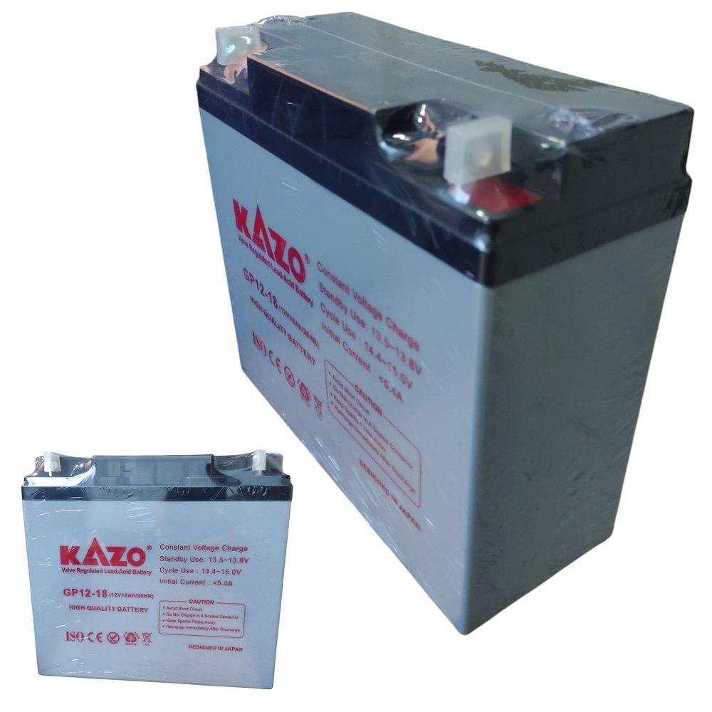 Batería Seca 12v 18ah 20hr Gp1218 Kazo Recargable Alarma Ups S1896