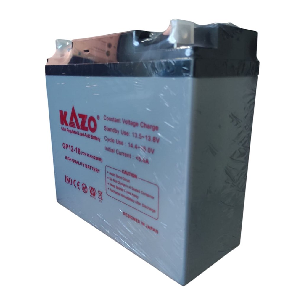 Batería Seca 12v 18ah 20hr Gp1218 Kazo Recargable Alarma Ups S1896