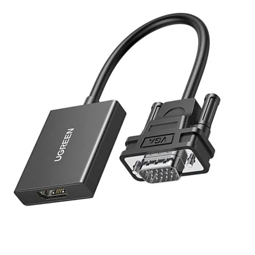 Adaptador Convertidor Vga A Hdmi Con Audio Ugreen 1080p 15cm S1898