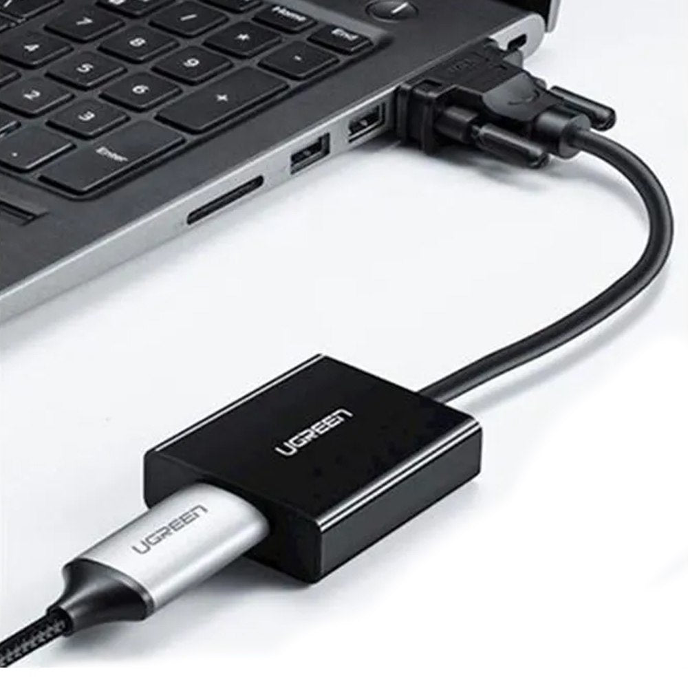 Adaptador Convertidor Vga A Hdmi Con Audio Ugreen 1080p 15cm S1898