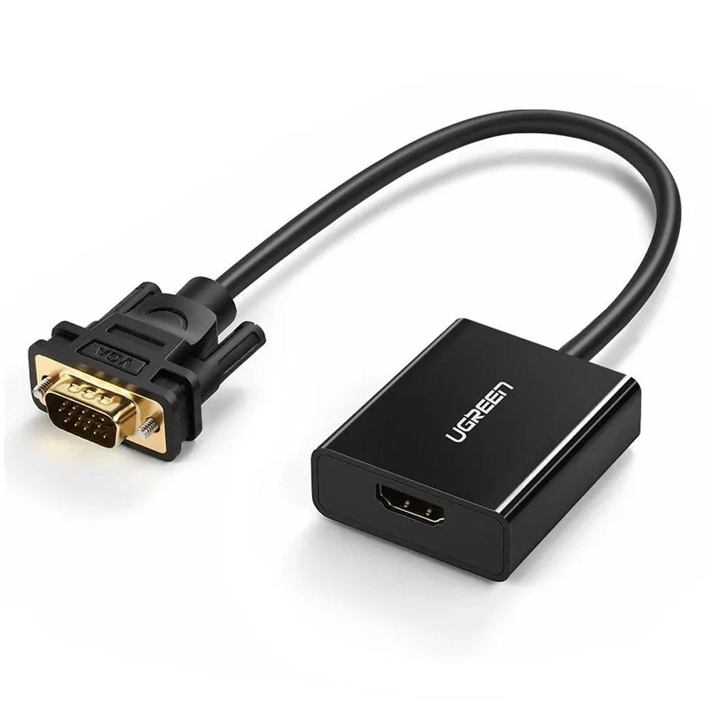 Adaptador Convertidor Vga A Hdmi Con Audio Ugreen 1080p 15cm S1898