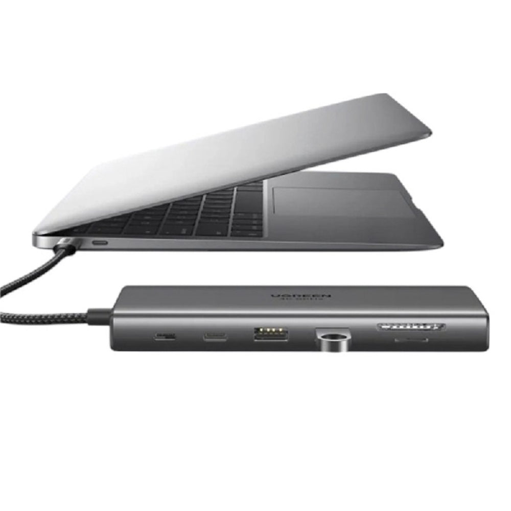 Adaptador Tipo C 11 en 1 Multiport Hub Lan Hdmi Vga 4k Ugreen S1904