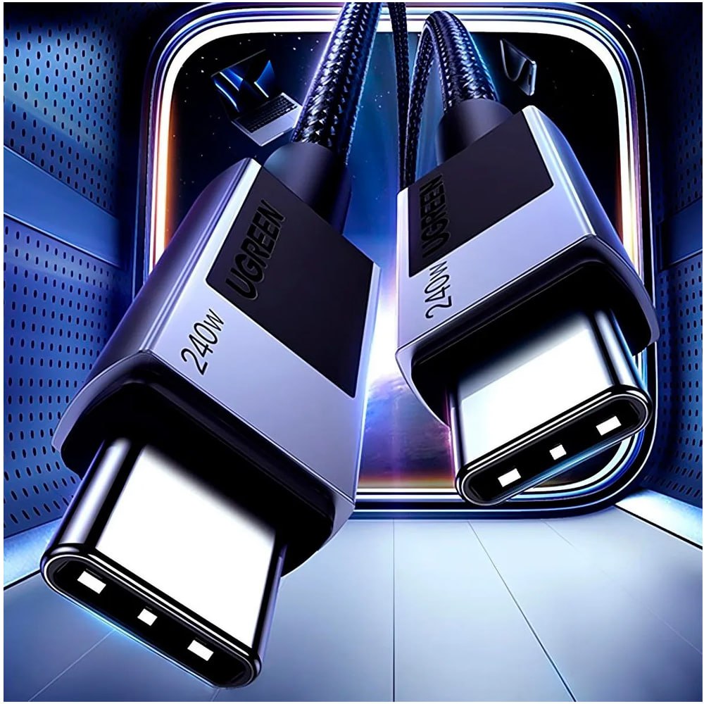 Cable Usb C Tipo C A Tipo C 480mbps Hd 240w Ugreen 1 Metro S1906