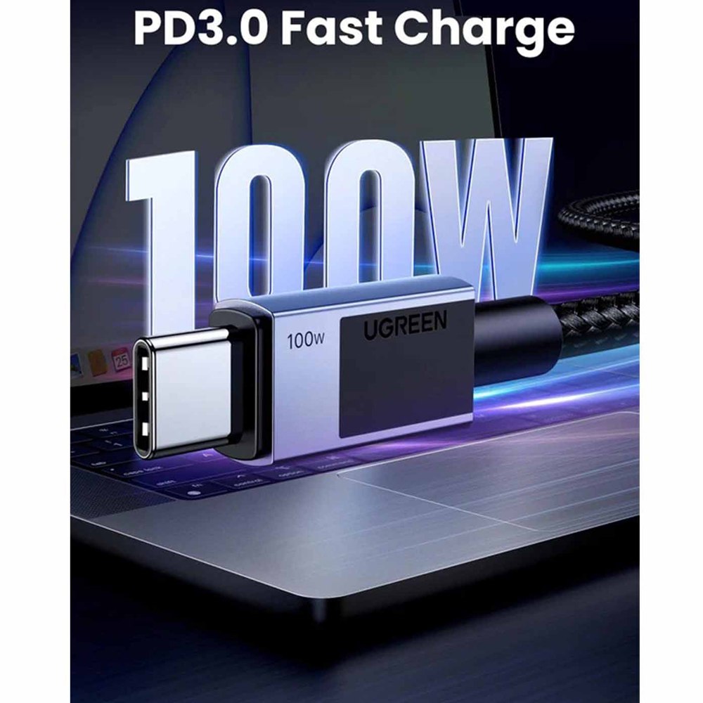 Cable Usb C Tipo C A Tipo C 480mbps Hd 100w Ugreen 1 Metro S1907