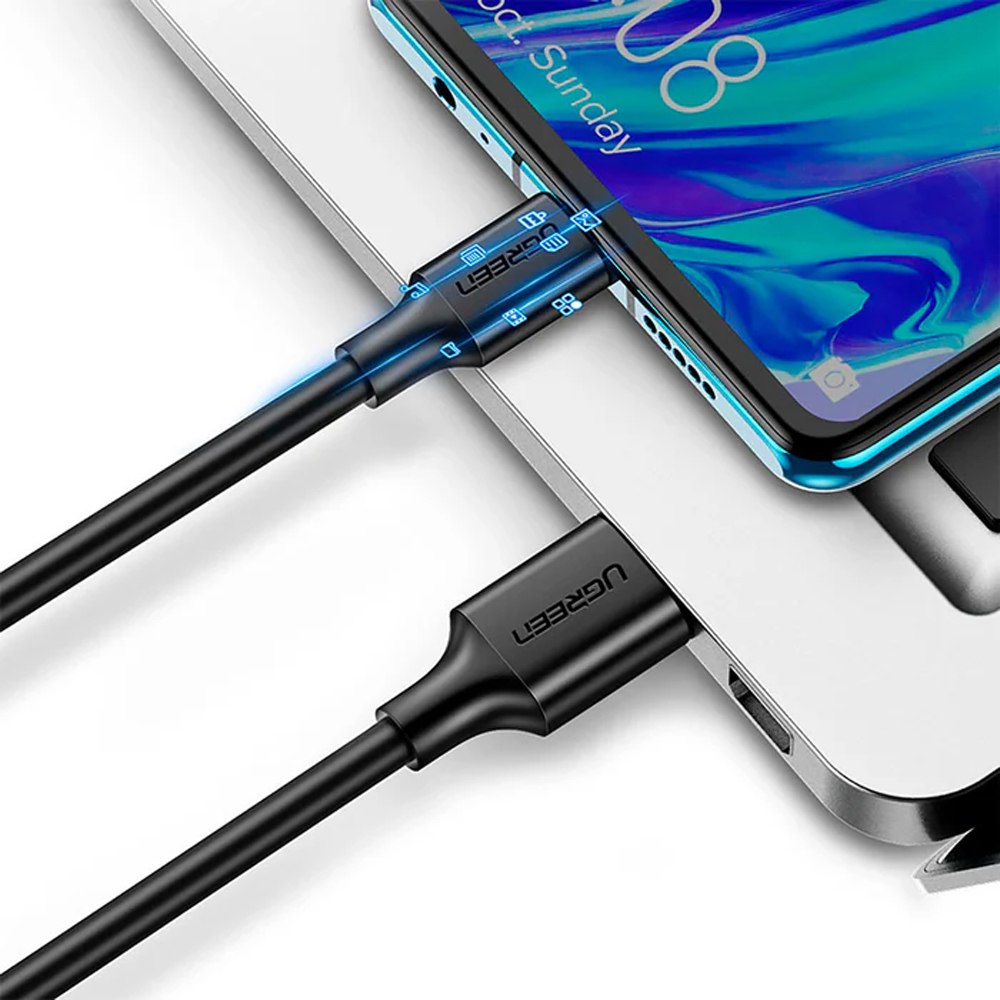Cable Usb 3.0 Macho A Usb Tipo C Macho Ugreen 5gbps 2 Metros S1908