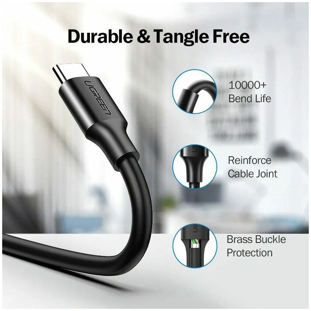 Cable Usb 3.0 Macho A Usb Tipo C Macho Ugreen 5gbps 2 Metros S1908