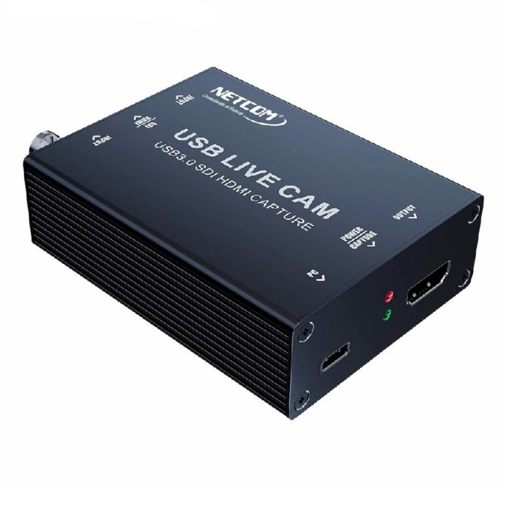 Capturadora de Video Hdmi y Sdi 4k 30hz Usb 3.0 Netcom Uvc S1911