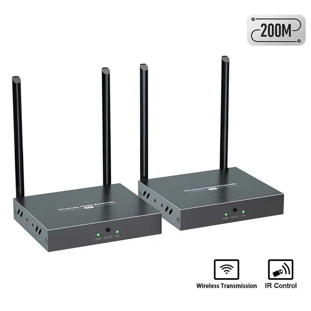Extender Hdmi Inalambrico Hasta 200 Metros 60hz Kvm 1080p S1919