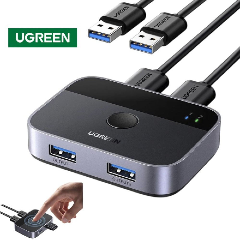 Switch Usb 3.0 Ugreen 2 En 2 Salidas Comparte 2 Pc A 2 Usb S1922