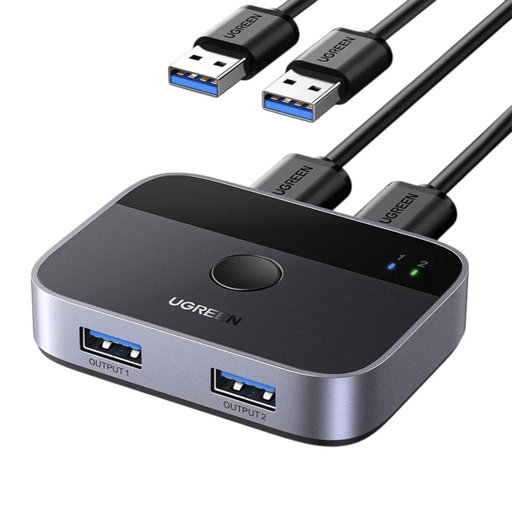 Switch Usb 3.0 Ugreen 2 En 2 Salidas Comparte 2 Pc A 2 Usb S1922