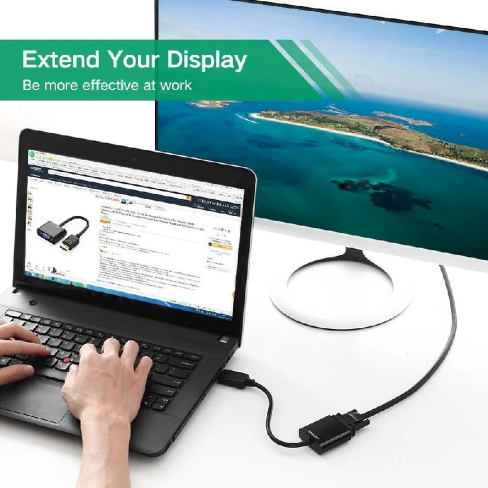Adaptador Convertidor Displayport a Vga Ugreen Premium Dp S1923