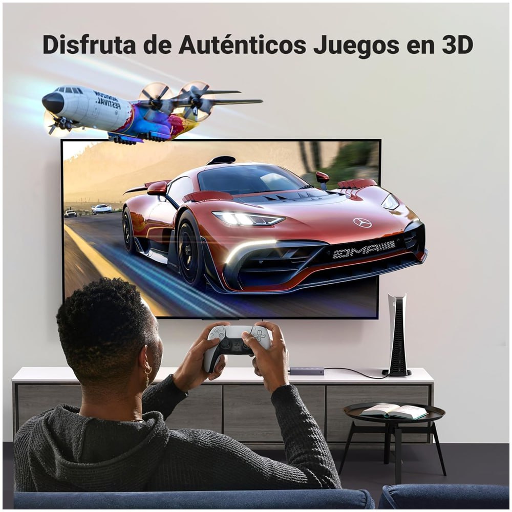 Switch Hdmi 2.0 5 Puertos 4k 60hz Ugreen 3d Hdr Con Control S1924