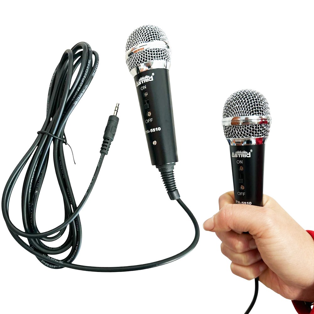 Micrófono Plug 3.5 Mm Pc Profesional Astrid Baby Celular Cam S1926