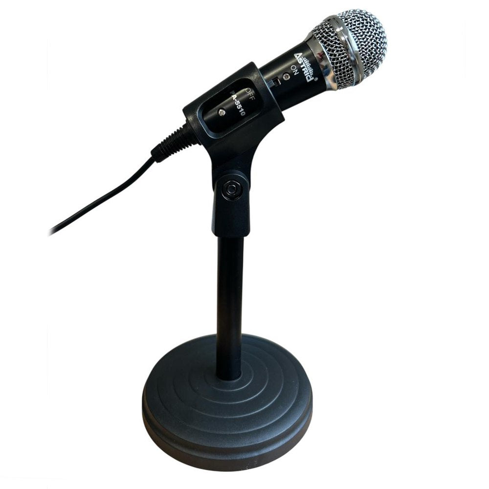 Micrófono Plug 3.5 Mm Pc Profesional Baby Astrid + Tripode S1927