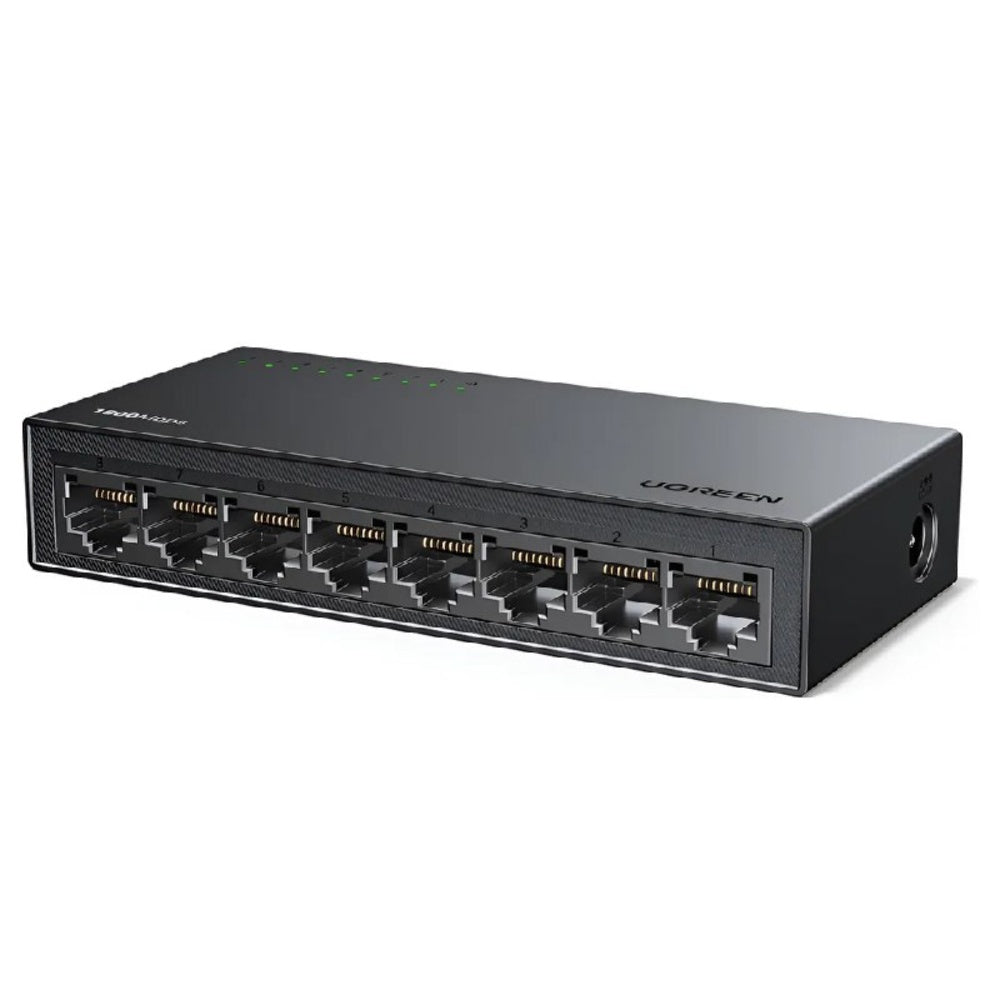 Switch 8 Puertos Ugreen 1000mbps Rj45 Lan Gigabit Ethernet S1928