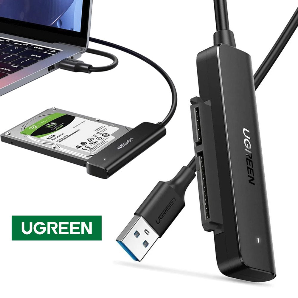 Cable Adaptador Usb 3.0 A Sata I Ii Ugreen Hdd Sdd 2.5 50cm S1929