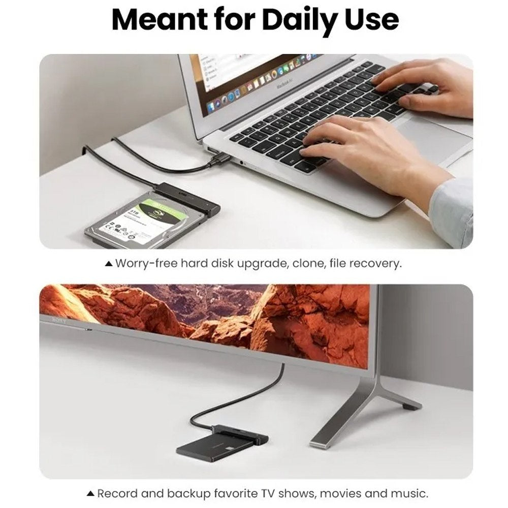 Cable Adaptador Usb 3.0 A Sata I Ii Ugreen Hdd Sdd 2.5 50cm S1929