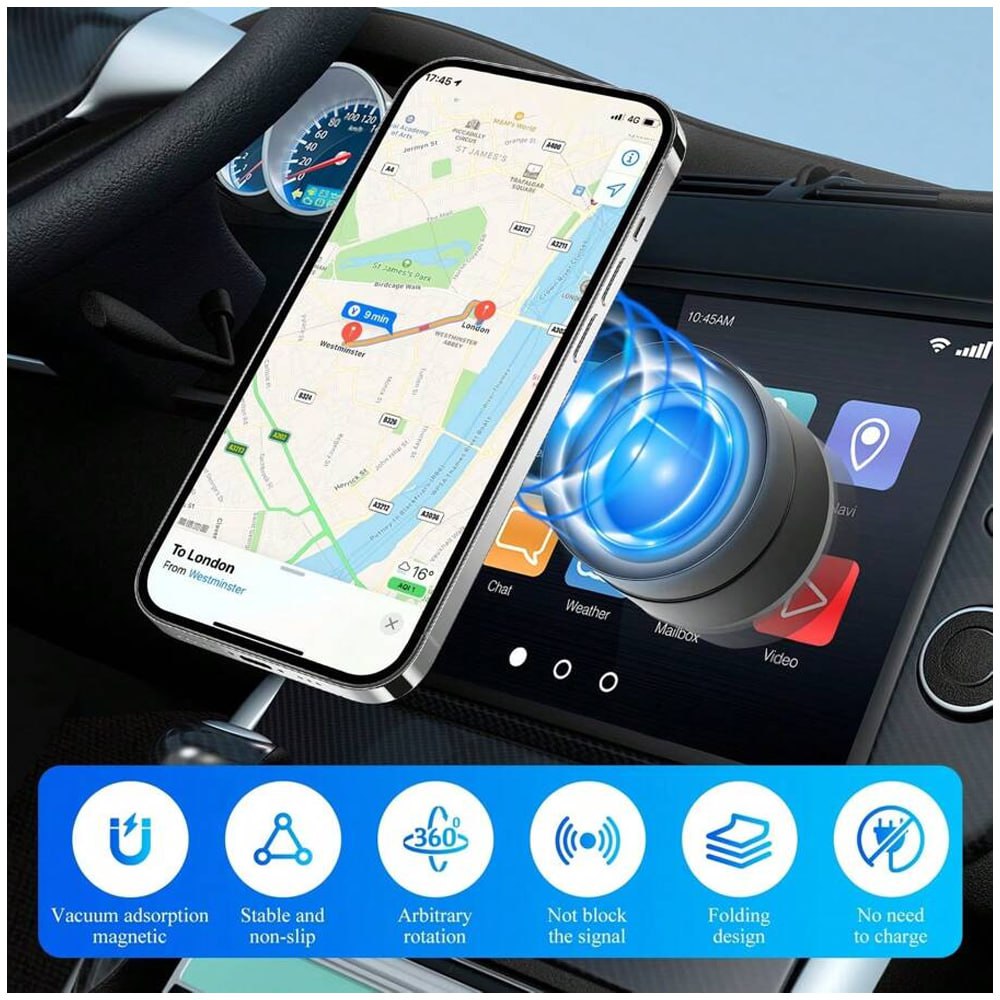 Holder Magnético Plegable Auto Casa Para Celular Con Succion S1932