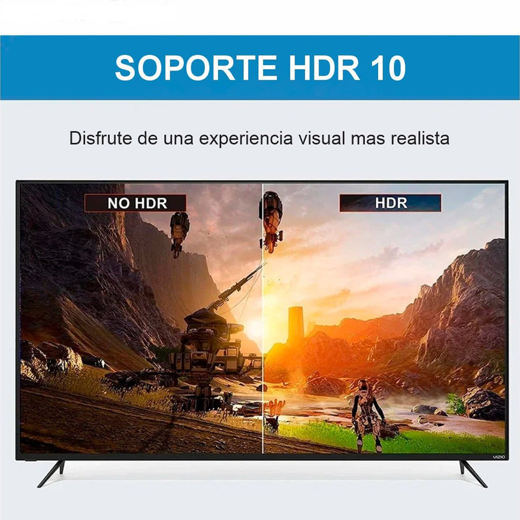 Splitter HDMI 1x4 Metalico 2.1 8K 60Hz 4 pantallas HDCP 2.3 RS232 S1936