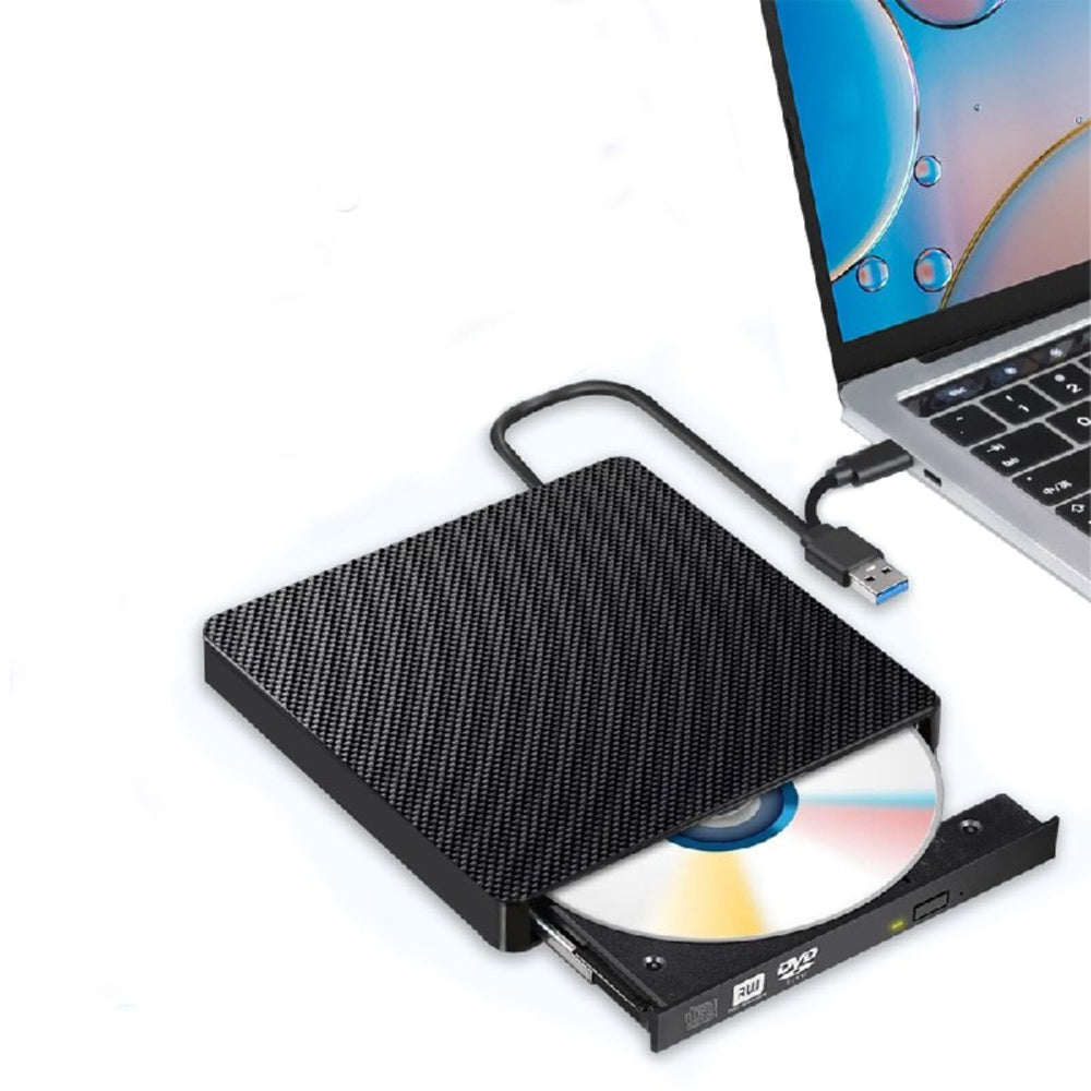 Lector Externo ANDOWL Q-GF300 USB Tipo C CD/DVD RW plug and play S1939