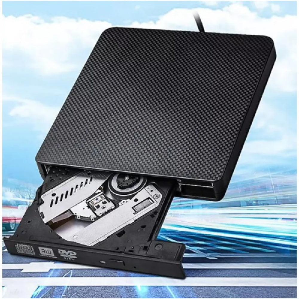 Lector Externo ANDOWL Q-GF300 USB Tipo C CD/DVD RW plug and play S1939