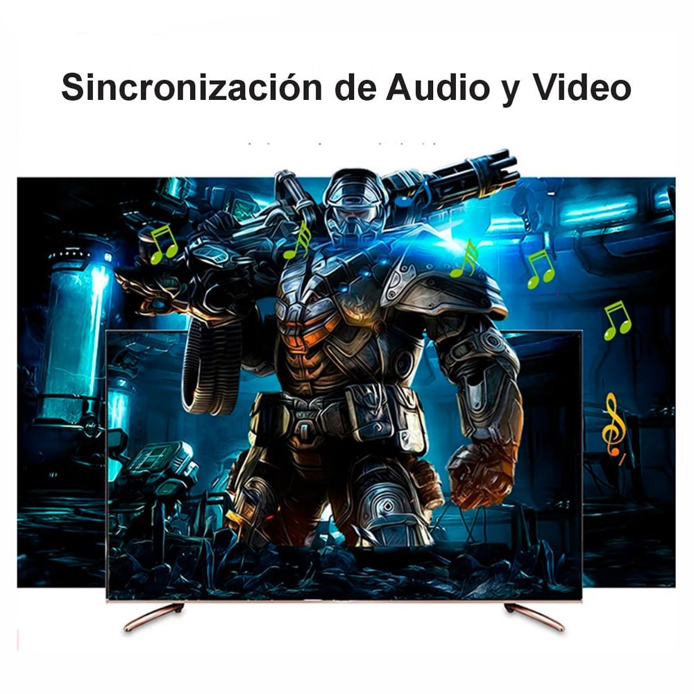Splitter HDMI 1x8 Metalico 2.0 4K 60Hz 8 pantallas HDCP 2.3 RS232 S1945