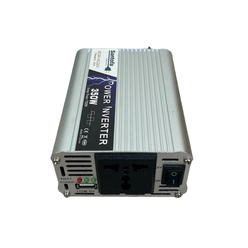 Inversor de Corriente Para Auto de 24v a 220v Usb 350w SANTOFA S1947