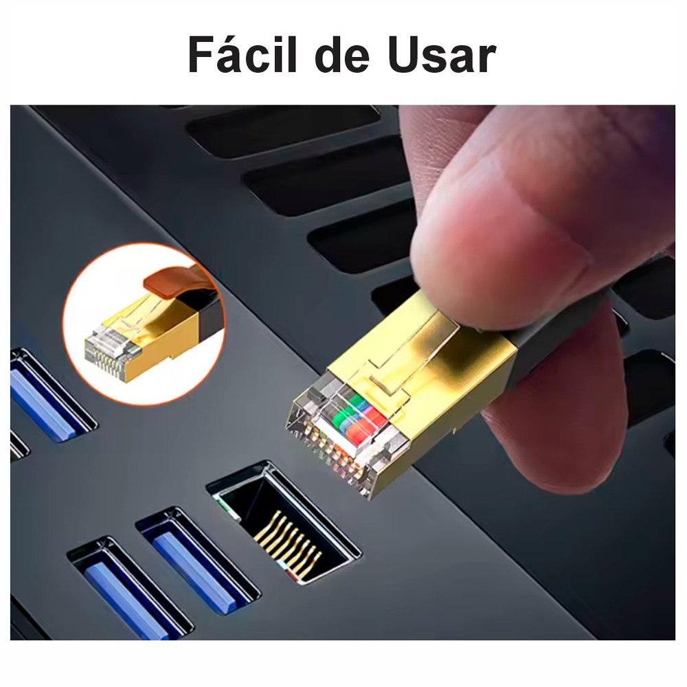 Cable USB Tipo C a RJ45 NETCOM rs232 consola ethernet red 1.80 Metros S1954