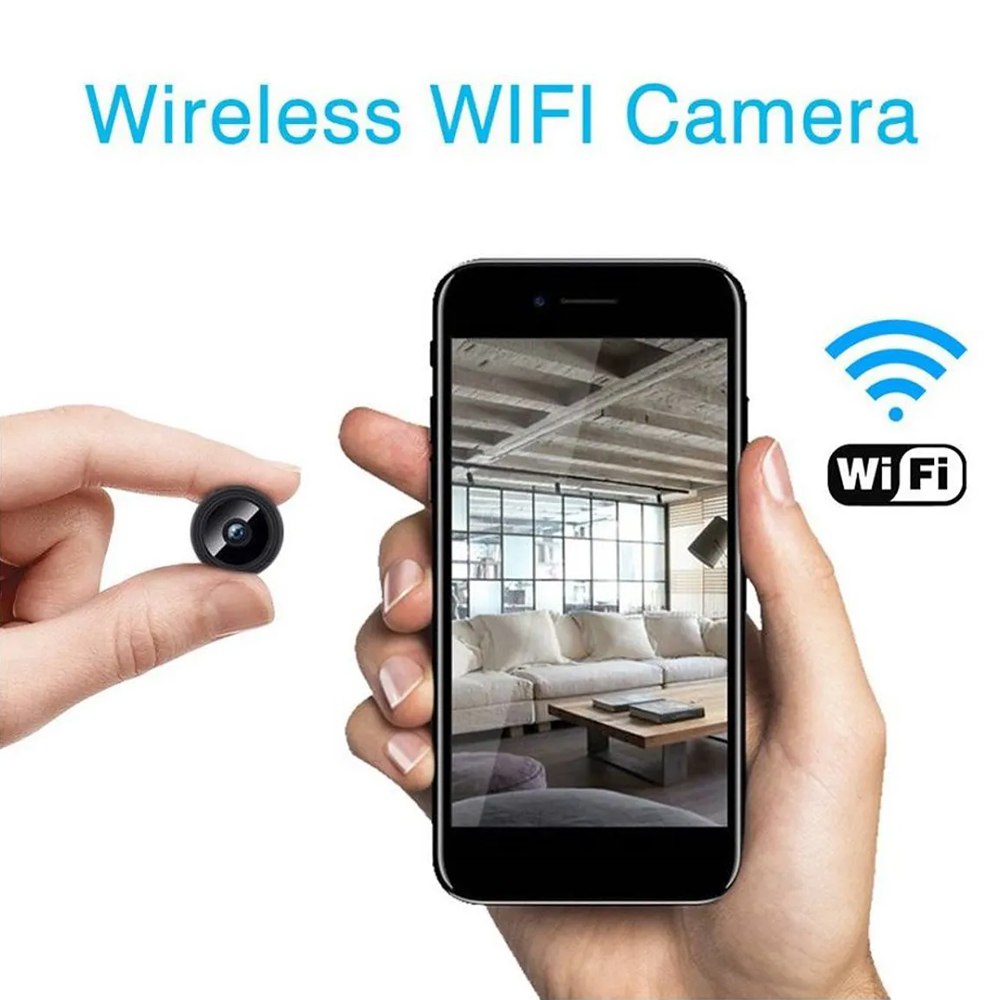 Mini Cámara Espía Inalámbrica Wifi Infrarrojo Imán Ipc-NA9 1080p  S1957