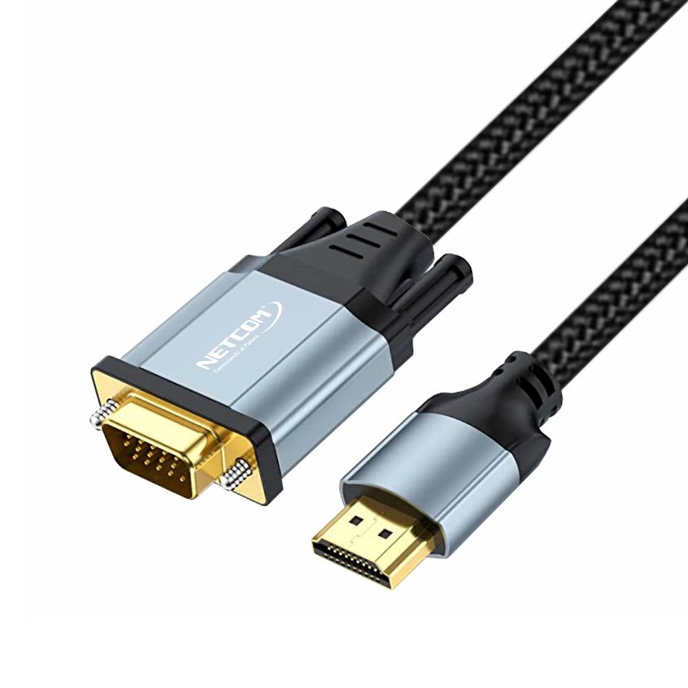 cable HDMI a VGA Netcom 1.8 Metros S1958