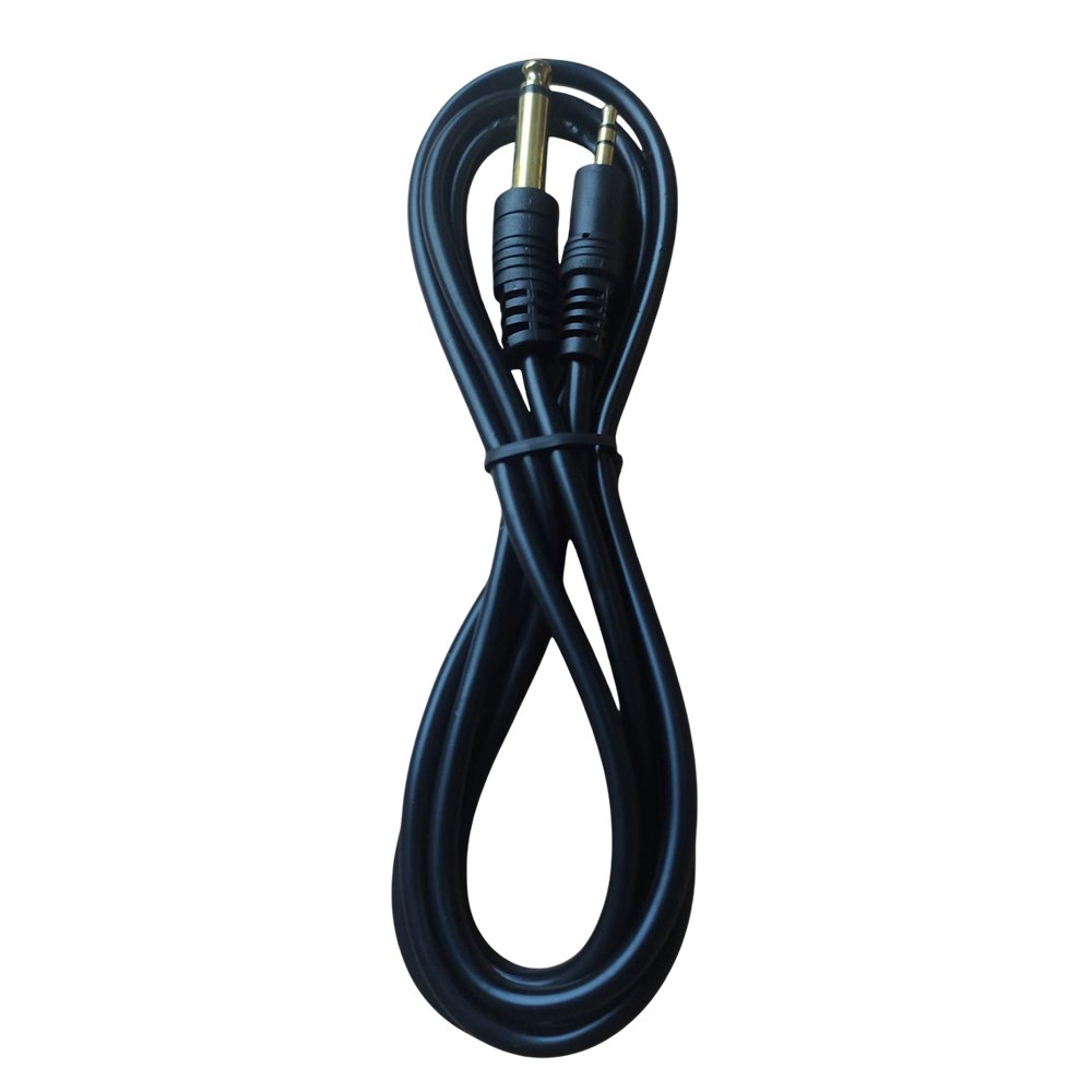Cable adaptador Audio Microfono Plug 3.5mm Macho 6.5mm Macho Jack 1.5 Metros S1959