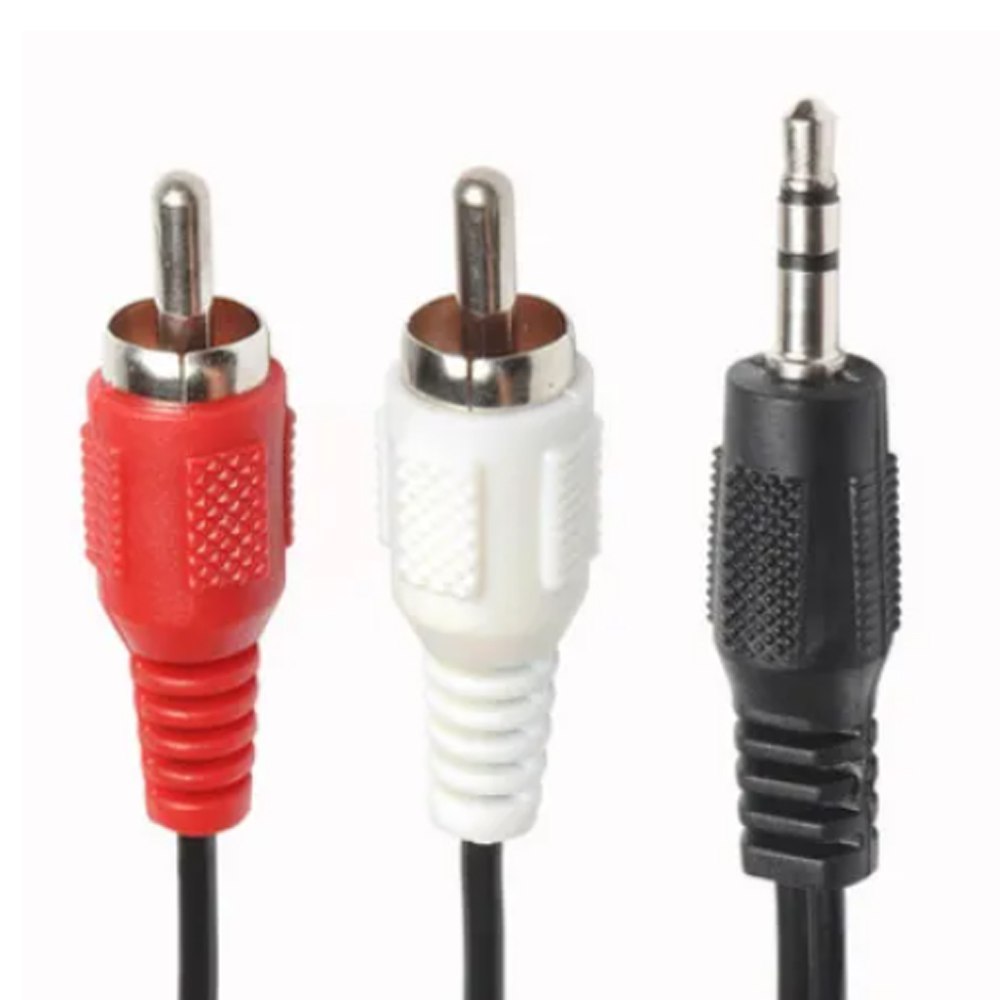 Cable Mini Plug 3.5 a 2 Rca Macho 1.5 Metros S1960