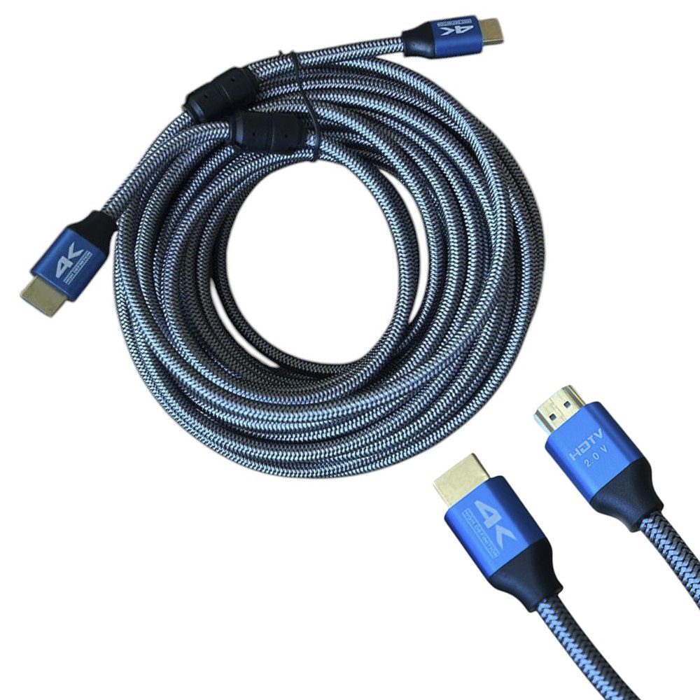 Cable HDMI 2.0 10 Metros Ultra HD 3D 4K 60hz 2160P Enmallado S1964