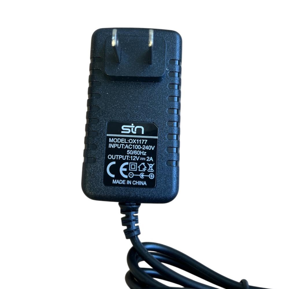 Adaptador de Corriente 12V2A Fuente Alimentación Punta 5.5 x 2.5mm Aros Luz Led S1976