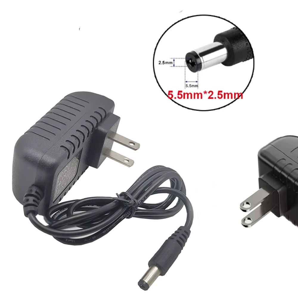 Adaptador de Corriente 12V2A Fuente Alimentación Punta 5.5 x 2.5mm Aros Luz Led S1976