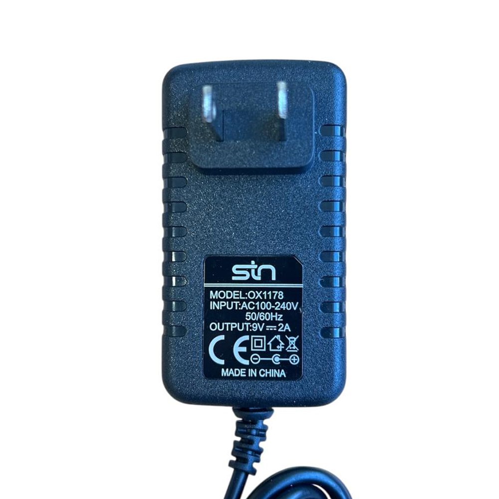 Adaptador de Corriente 9V2A Fuente Alimentación Punta 5.5 x 2.5mm Aros Luz Led S1977