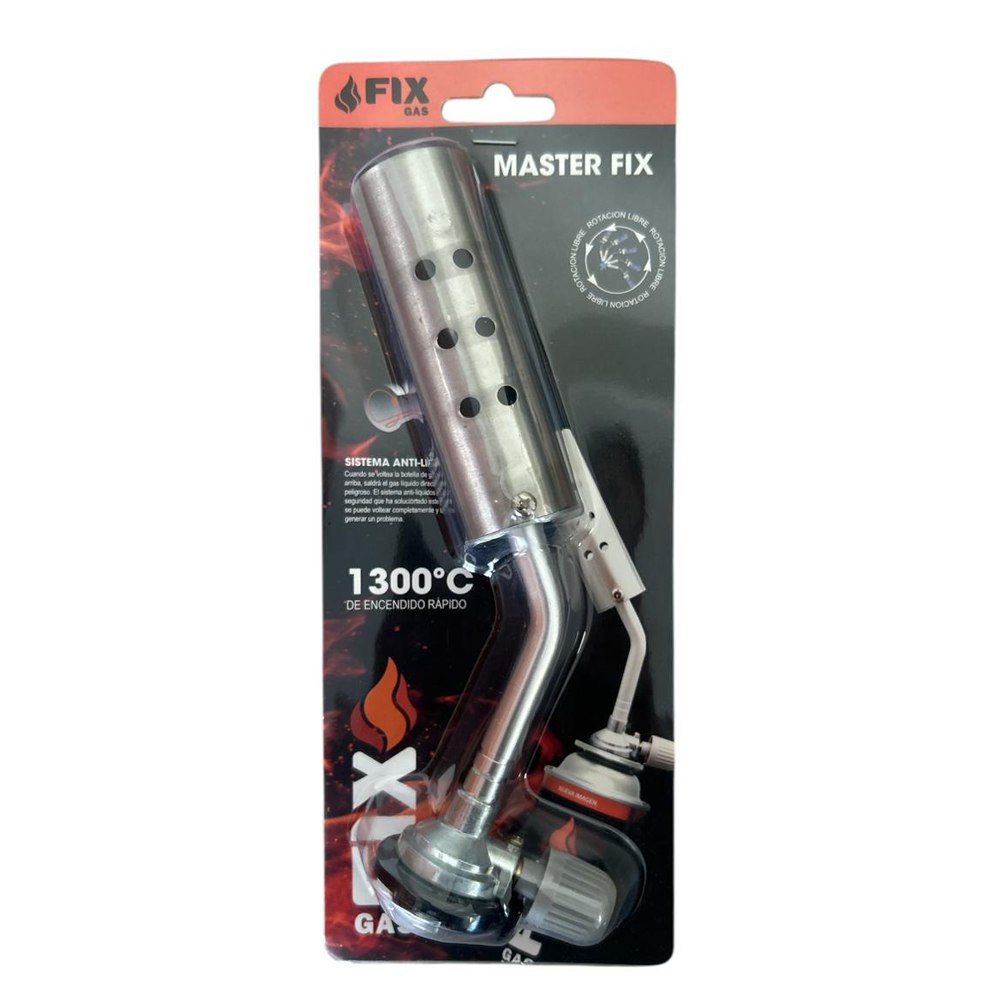 Mini Soplete Portátil FIX para Cocina Camping ferreteria Adaptable a Gas Butano S1978