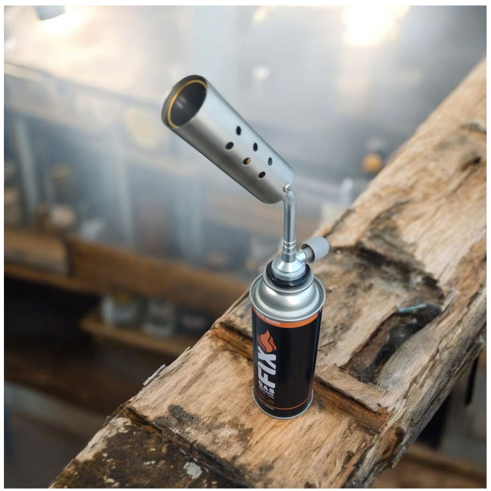 Mini Soplete Portátil FIX para Cocina Camping ferreteria Adaptable a Gas Butano S1978